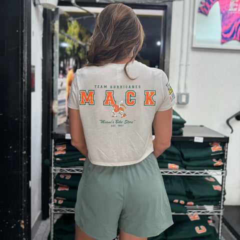 Team Hurricanes x Mack Cycle Women's Crop Top