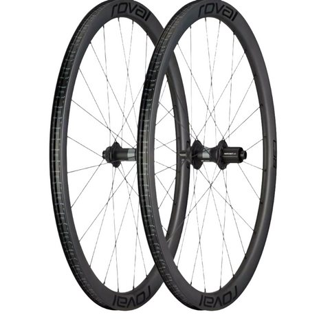 Roval Rapide C 38 Carbon Clincher Tubeless Compatible Disc Wheelset