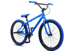 SE Bikes Blocks Flyer 26 BMX Bike - Matte Blue (Recommended Height - 5'3" and Taller)