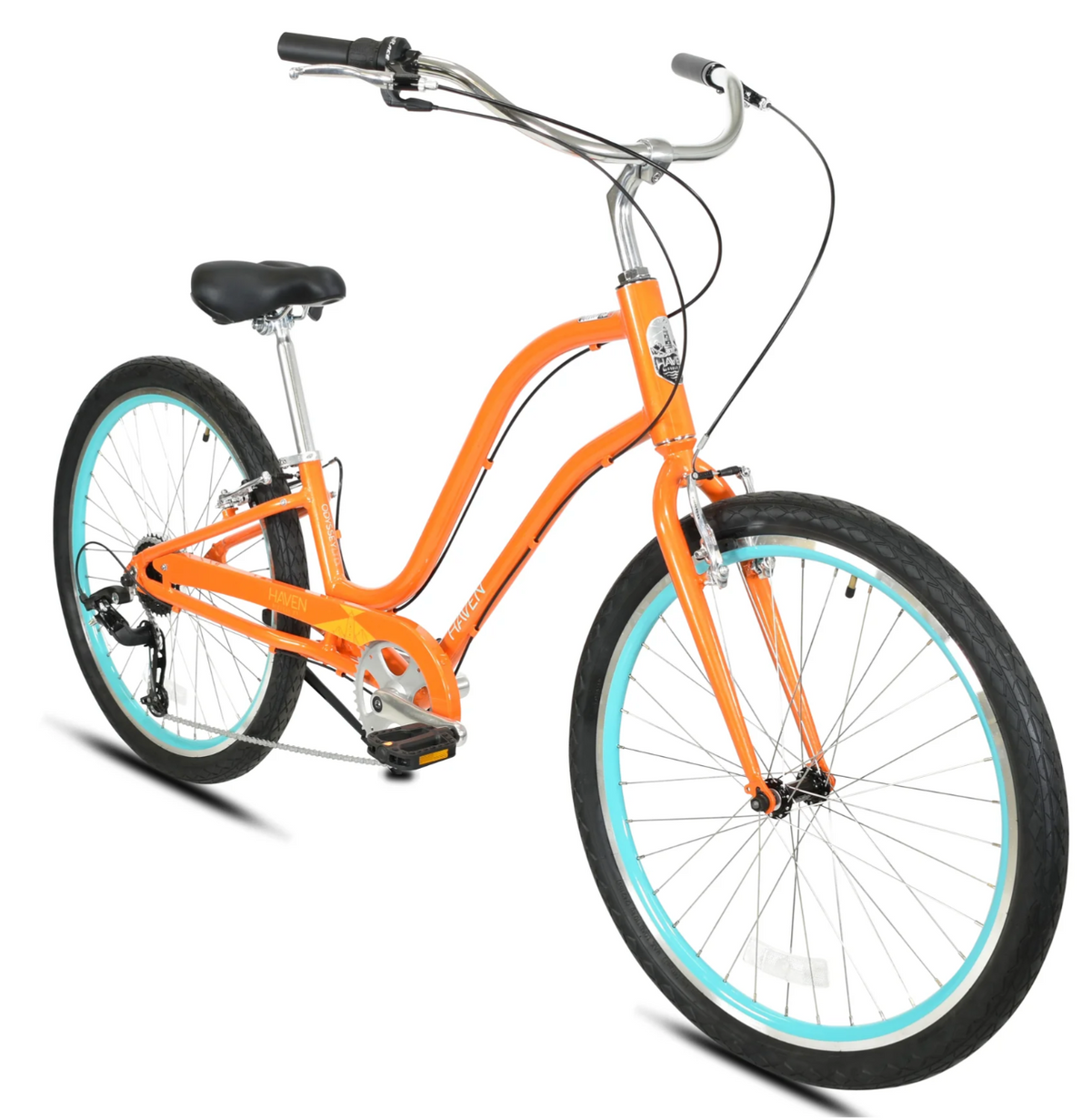 Haven Odyssey 7 Multi-Speed Step-Thru Beach Cruiser Bike