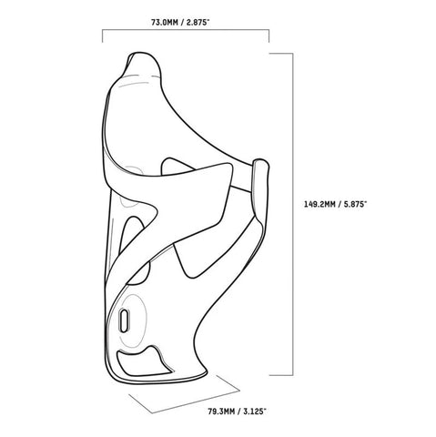 Blackburn Camber UD Carbon Bicycle Water Bottle Cage