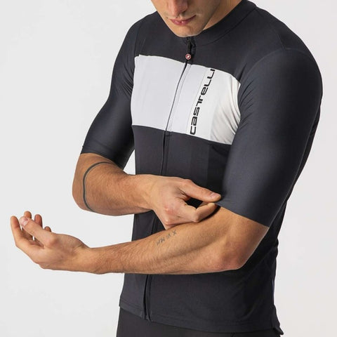 Castelli Prologo 7 Short Sleeve Full Zip Cycling Jersey