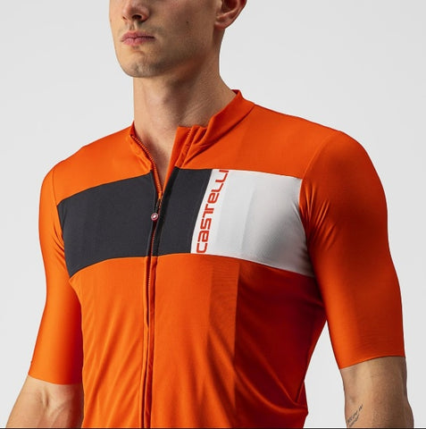 Castelli Prologo 7 Short Sleeve Full Zip Cycling Jersey