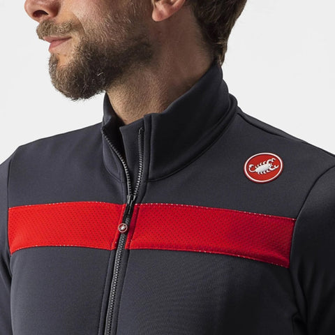 Castelli Puro 3 Full Zip Long Sleeve Cycling Jersey