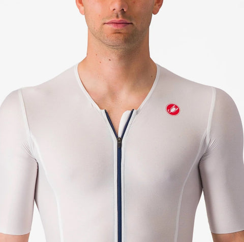 Castelli SanRemo Triathlon Ultra Speed Suit - Ivory/BelgianBlue