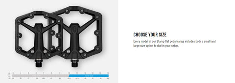 CrankBrothers Stamp 1 Gen 2 Flat Platform Bicycle Pedals