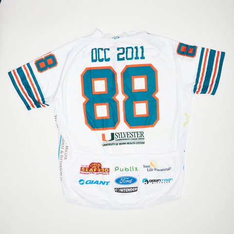 DCC 1 2011 Dolphins Cancer Challenge Cycling Jersey - Number 88