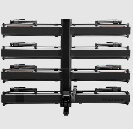 Kuat Piston X Add On LED Dual Ratchet Platform Rack with Kashima - 2 - Bike