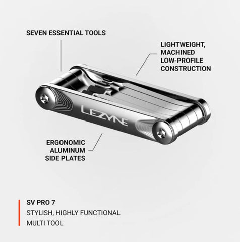 Lezyne SV Pro 7 Compact Bicycle Multi Tool