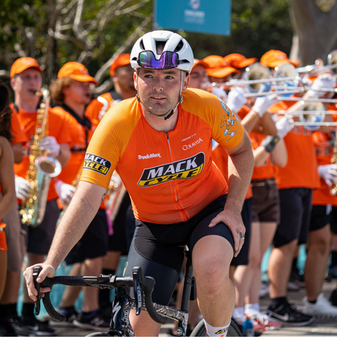 Mack Cycle x Team Hurricanes Neon Orange - Men's Cycling Jersey