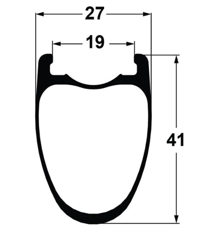 Reynolds AR41 Carbon Tubeless Rim Brake Bicycle Wheelset - Shimano Compatible