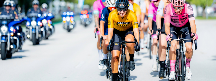 Rigoberto Uran during the Best Buddies Challenge Miami Police Escort Road Ride at Mack Cycle in Miami