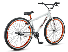 SE Bikes Big Flyer 29 BMX Bike (White/Orange)