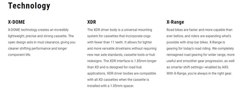 SRAM RED XG-1290 12 Speed Cassette