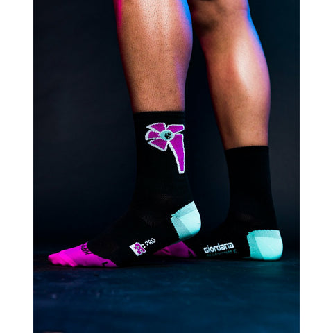 Mack Cycle x ZeFlorist - Tall Socks - Giordana