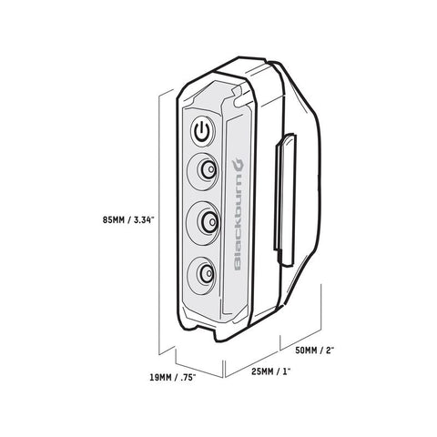 Blackburn Dayblazer 125 Rear Bike Light