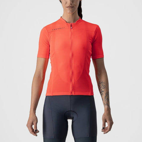 Castelli Anima 3 Short Sleeve Full Zipper Women's Cycling Jersey