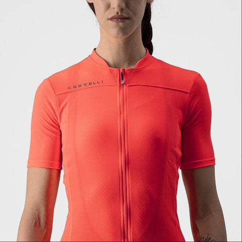 Castelli Anima 3 Short Sleeve Full Zipper Women's Cycling Jersey