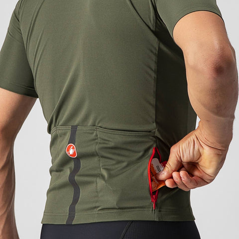 Castelli Classifica Short Sleeve Full-Zip Cycling Jersey