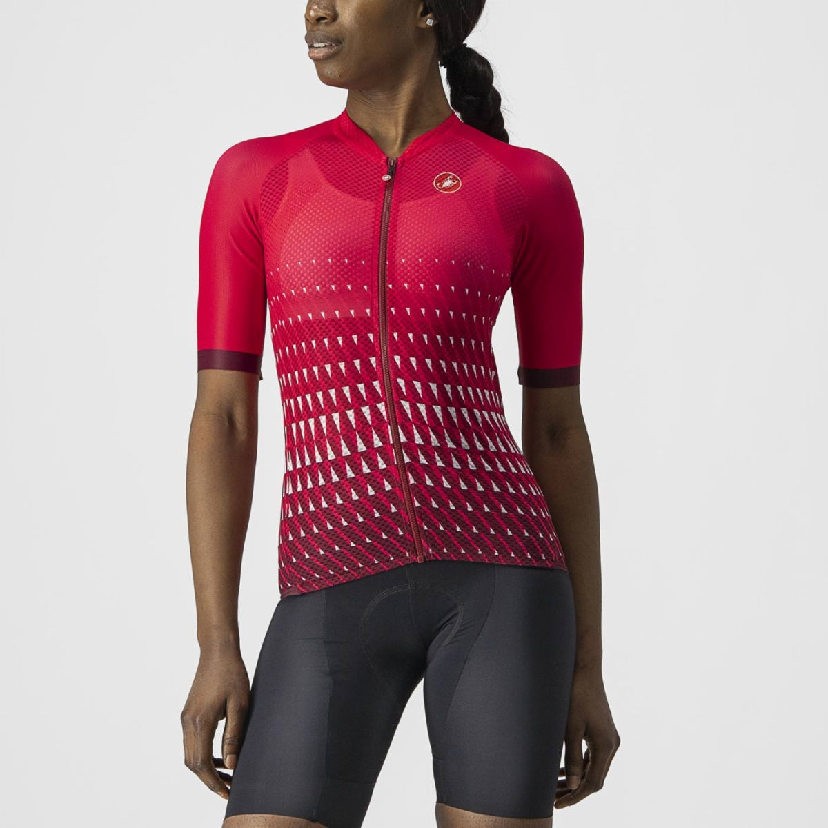 Castelli Women's Climber's 2.0 Full-Zip Short-Sleeve Cycling Jersey