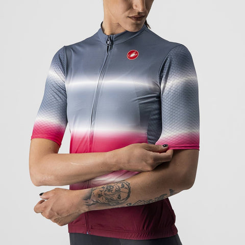 Castelli Women's Dolce Full-Zip Short-Sleeve Cycling Jersey