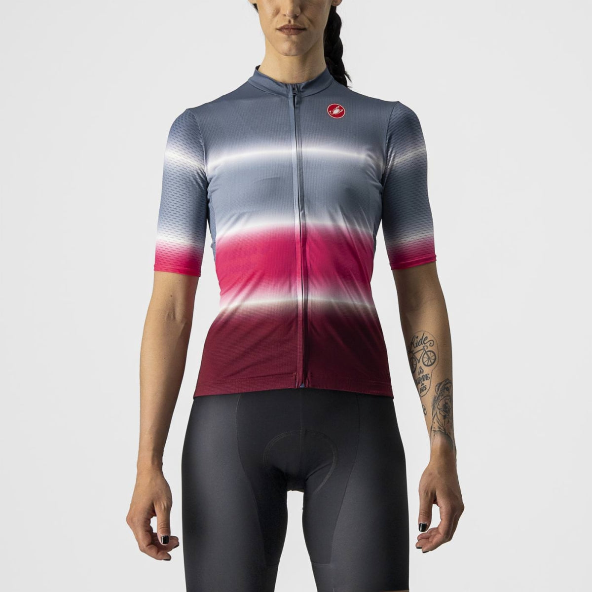 Castelli Women's Dolce Full-Zip Short-Sleeve Cycling Jersey