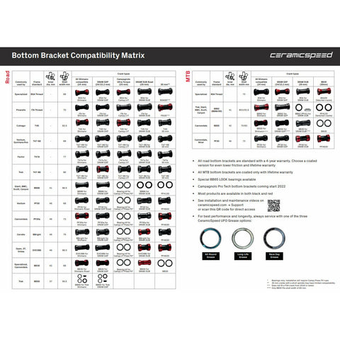 CeramicSpeed BB30 Bottom Bracket for Shimano Road