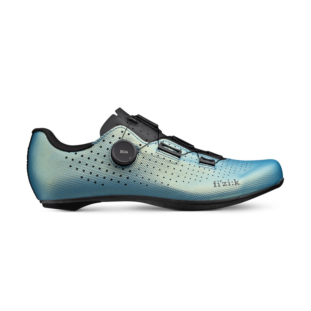 Fizik Tempo Decos Carbon Road Cycling Shoe - IridescentLightBlue