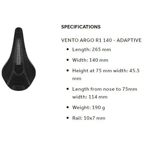 Fizik Vento Argo R1 Adaptive Bike Saddle