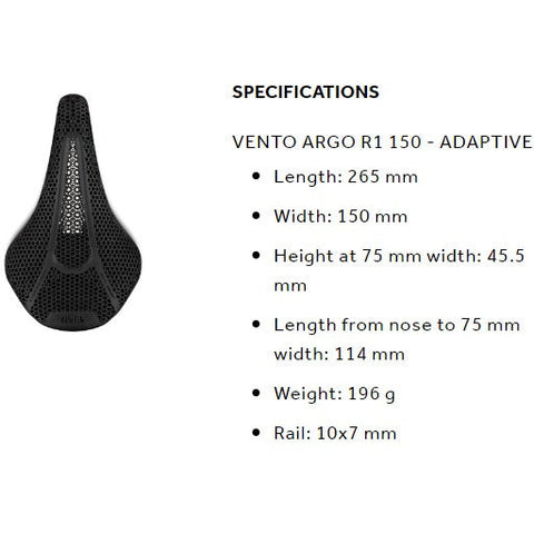 Fizik Vento Argo R1 Adaptive Bike Saddle