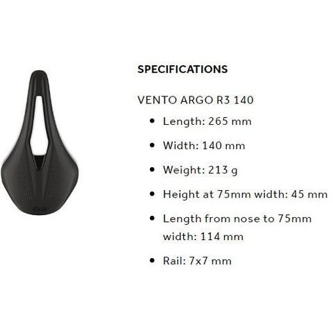 Fizik Vento Argo R3 Bike Saddle