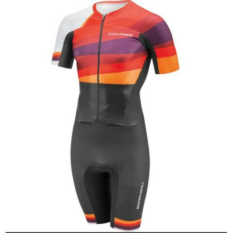 Louis Garneau Men's Tri Course LGNeer Short Sleeved Triathlon Suit