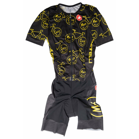 Men's Castelli Mack Cycle Free Sanremo Triathlon Suit - Happy Riding Collection