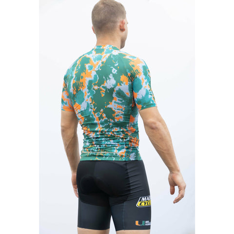 Men's Hurricanes X Mack Tie Dye Cycling Kit Bundle (Bibs/Jersey)