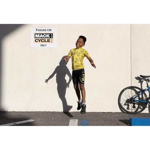 Kid's Happy Riding Cycling Kit Bundle (Jersey/Shorts/Buff)