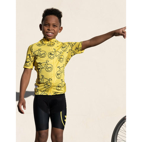 Kid's Happy Riding Cycling Kit Bundle (Jersey/Shorts/Buff)