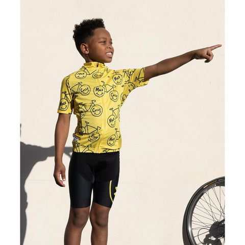 Kid's Happy Riding Cycling Kit Bundle (Jersey/Shorts/Buff)