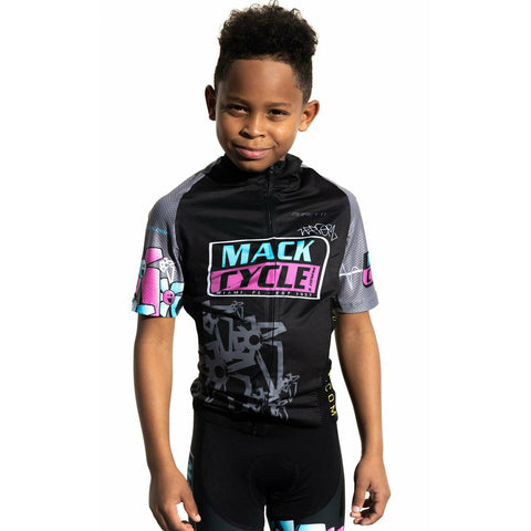 Mack Cycle x ZeFlorist - Kid's Cycling Jersey