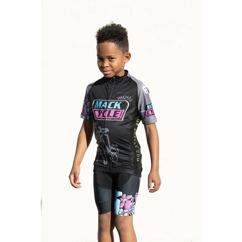 Mack Cycle x ZeFlorist - Kid's Cycling Jersey