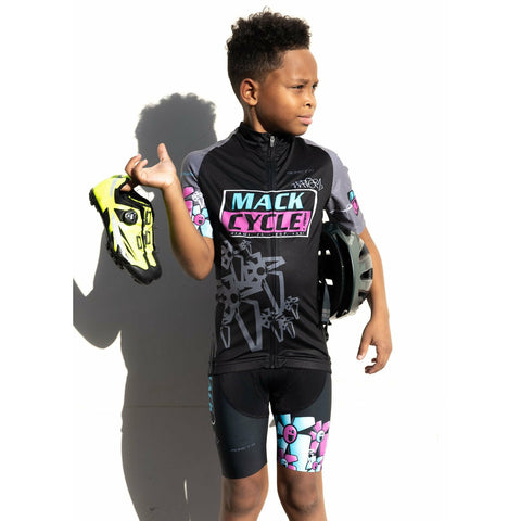 Mack Cycle x ZeFlorist - Kid's Cycling Jersey