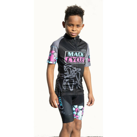 Mack Cycle x ZeFlorist - Kid's Cycling Jersey