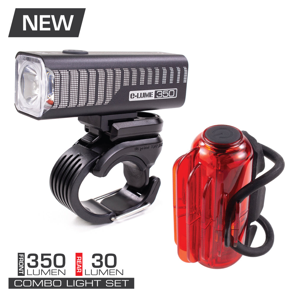 Serfas USM-350 E-Lume 350 Lumen Headlight / UTM-30 Cosmo 30 Lumen Tail Light