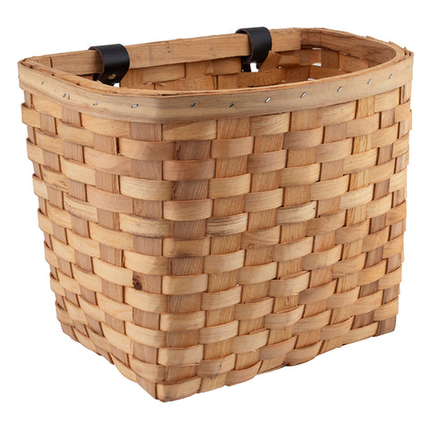 Sunlite Wooden Classic Bike Basket